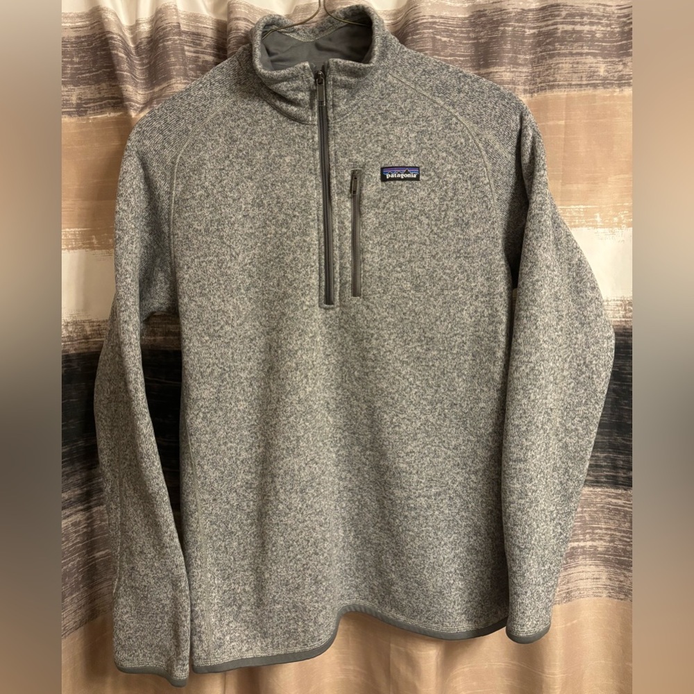 Patagonia Heather Gray Fleece Pullover